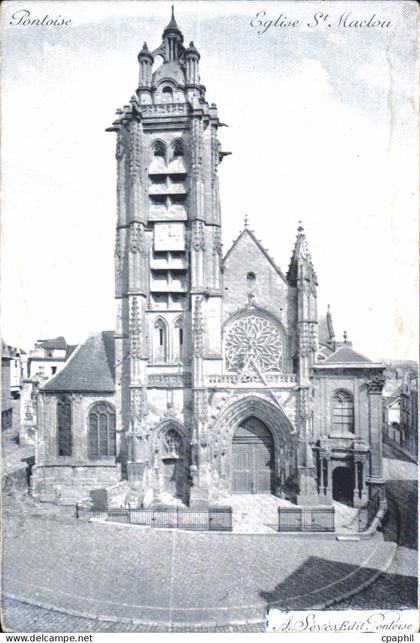 CPA Pontoise Eglise