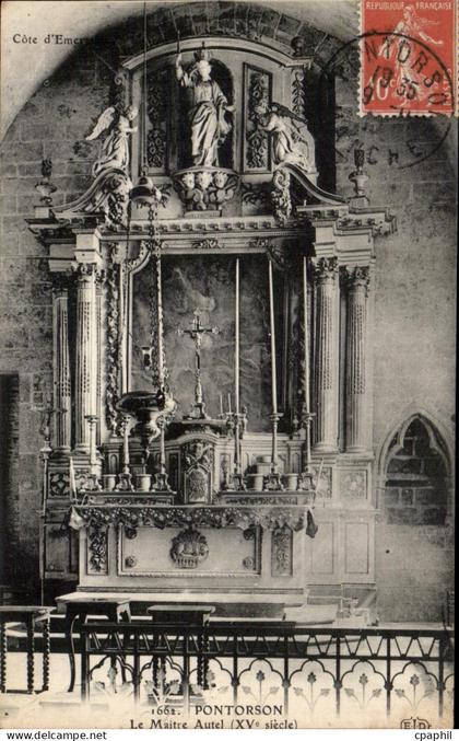 CPA Pontorson Le Maitre Autel