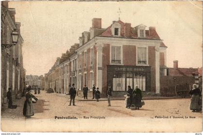 CPA Pontvallain Rue Principale FRANCE (1450714)