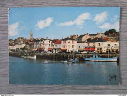 CPA Pornic (44) le port et vue générale