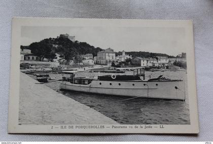 K888, ile de Porquerolles, panorama vu de la jetée, Var 83
