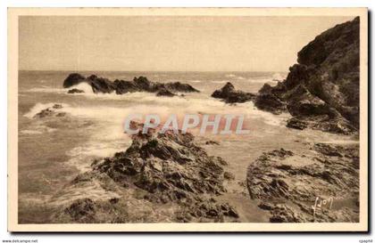 CPA Port Vendres Les Falaises