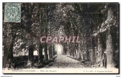 CPA Pougues Les Eaux Allee des Soupirs