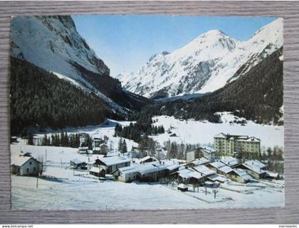 Cpa Pralognan la Vanoise (73) vue sur le foyer de la mutuelle des PTT