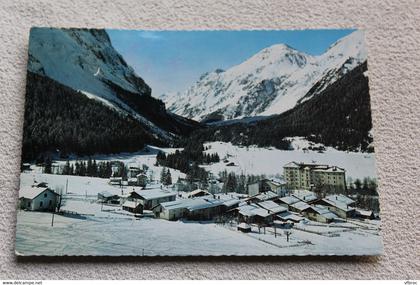 Cpm, Pralognan la Vanoise, vue sur le foyer de la mutuelle générale des PTT et le petit mont blanc, Savoie 73