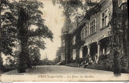 CPA Precy Sur Oise La Tour Du Moulin