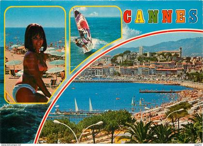 CPM Cote d'Azur French Riviera Cannes Alpes Maritimes