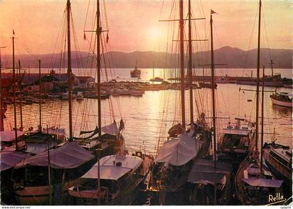 CPM La Cote d'Azur Coucher de soleil  Bateaux