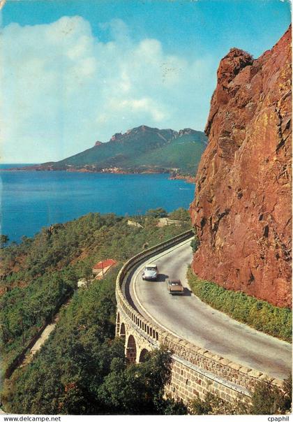 CPSM La Cote d'Azur Route de la Corniche d'Or