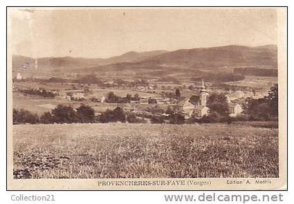 PROVENCHERES SUR FAVE ....