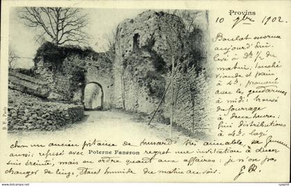 CPA Provins Poterne Faneron