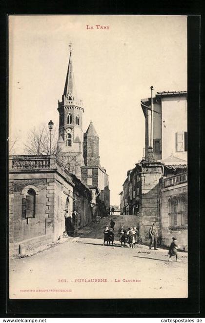 CPA Puylaurens, Le Clocher