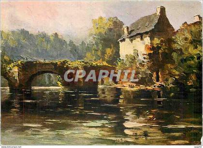 CPM Quimperle Finistere Le Pont Fleuri