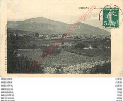 30.  QUISSAC .  Vue générale .