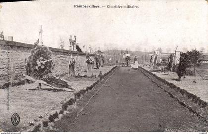 CPA Rambervillers Cimetiere militaire