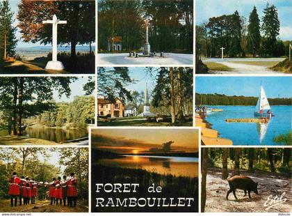 Carte Postale - 78 - Rambouillet - Forêt de Rambouillet - Multivues - CPM - Voir Scans Recto-Verso - Poscard - Carta Pos