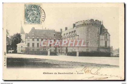 CPA Chateau de Rambouillet Entree