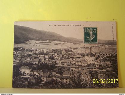 RAON L'ETAPE (VOSGES) LA NEUVEVILLE-LES-RAON. VUE GENERALE.