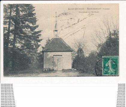 carte de SAINT ETIENNE REMIREMONT chapelle du saint mont ( recto verso )