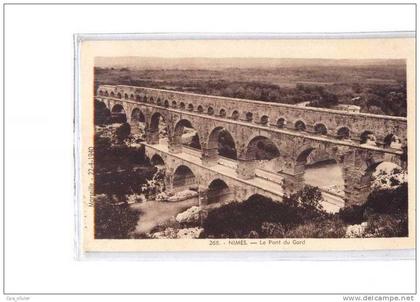 30 REMOULINS Pont du Gard, ed Cigogne 268, 1941