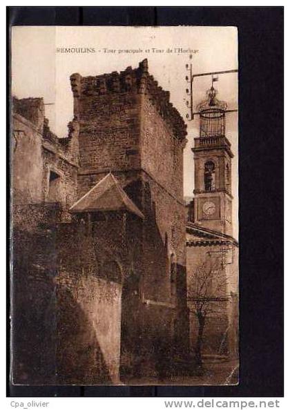 30 REMOULINS Tour principale, Tour de l'Horloge, ed ?, 1936