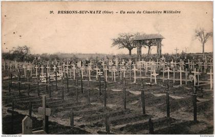 CPA   Carte Postale  France Ressons-sur-Matz  Un coin du cimetière VM107546