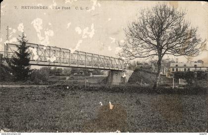 CPA Rethondes Le Pont