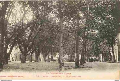 31 - Revel - Les Promenades - Animée - CPA - Voir Scans Recto-Verso