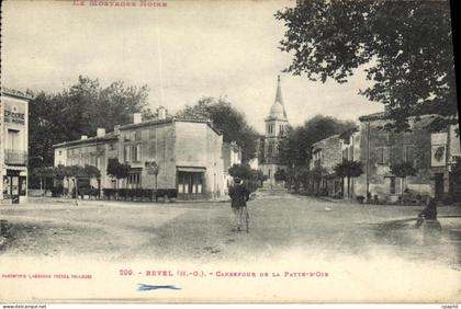 CPA Revel Carrefour De La Patte d Oie