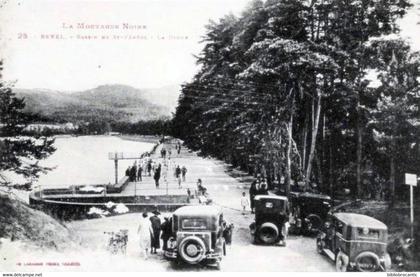 D31 - REVEL - BASSIN DE ST FEREOL - VUE ANIMEE DE LA DIGUE