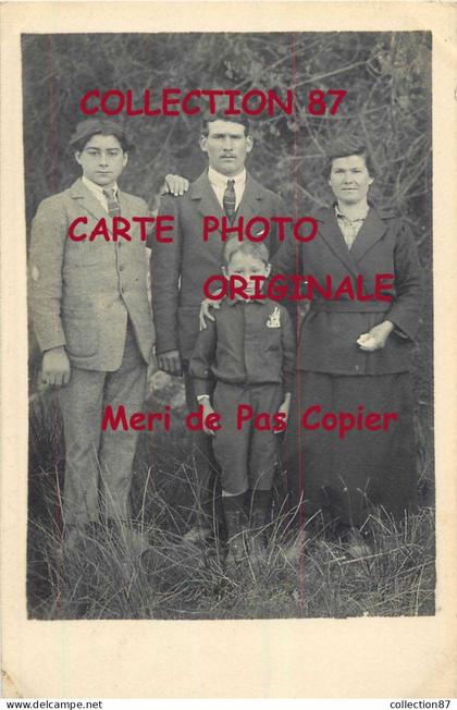 87 - RILHAC RANCON - MONTIGNAC - Famille MAURY - Carte Photo n° 4849 BOUDEAU