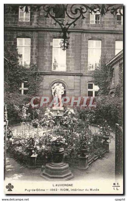 Riom - Interieur du Musee - CPA