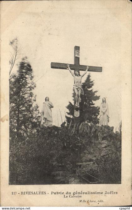 CPA Rivesaltes Patrie Du Generalissime Joffre calvaire