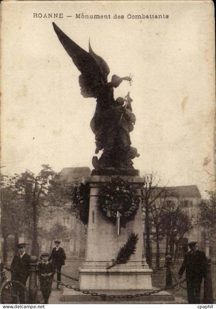 Roanne - Monument des Comatiants - CPA