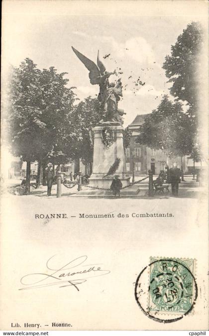 Roanne - Monument des Combattants - CPA