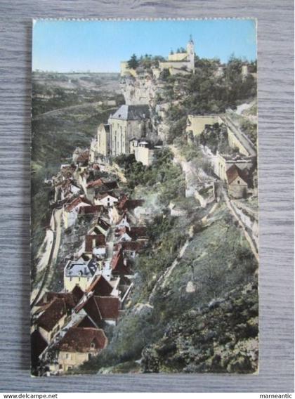 Cpa Rocamadour (46) vue générale