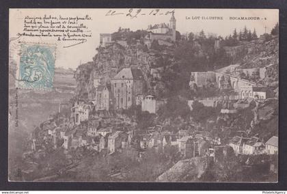 FRANCE, Postcard RPPC , Rocamadour, General view