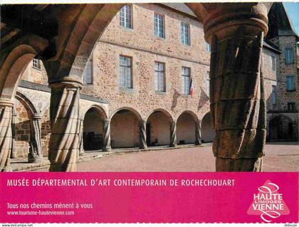 Carte Postale - 87 - Rochechouart - Musée départemental d'art contemporain - Carte publicitaire Haute-Vienne tourisme -