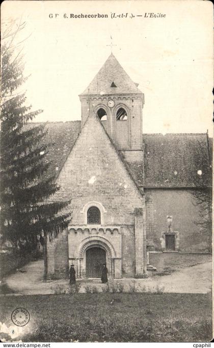 CPA Rochecorbon L'Eglise