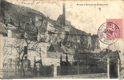 CPA Ruines et Lanterne de Rochecorbon