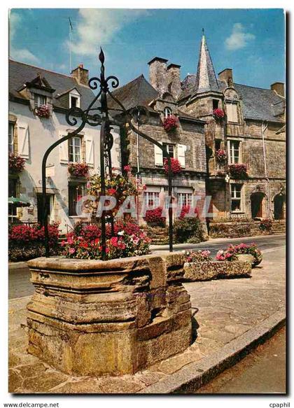 CPM Couleurs de Bretagne Rochefort en terre Vieilles moisons de la place