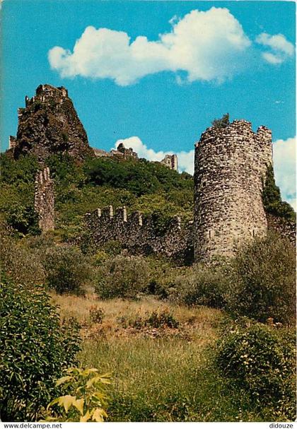 Carte Postale - 07 - Rochemaure - Ruines de l'ancien Château Féodal dominant la Vallée du Rhône - Vieilles pierres - CPM