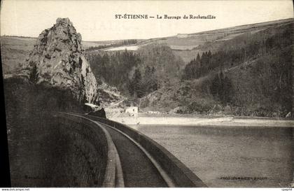 CPA Environs de St Etienne Entree Le Barrage de Rochetaillee