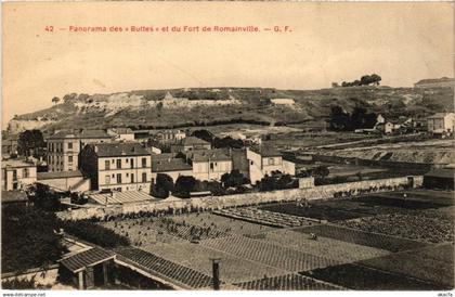 CPA ROMAINVILLE Panorama des Buttes et du Fort (1353441)
