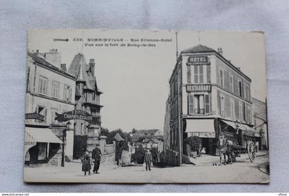 Romainville, rue Etienne Dolet, vue sur le fort de Noisy le Sec, Seine saint Denis 93