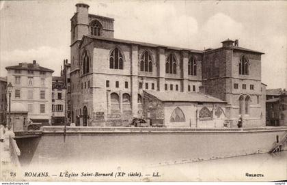 Romans sur Isere - L'Eglise Saint Bernard - CPA