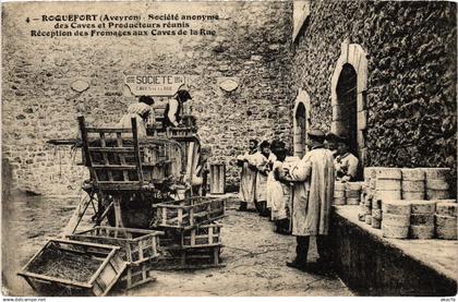 CPA Roquefort Sco. des Caves Fromage (1392731)