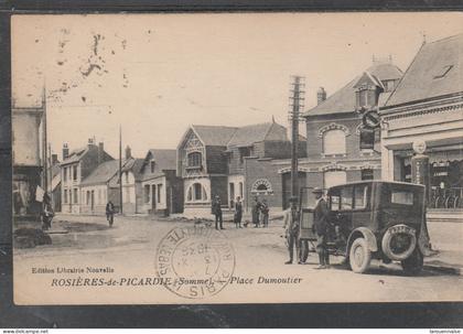 80 - ROSIERES EN SANTERRE - Place Dumoutier