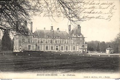 CPA Rosny Sur Seine Le Château