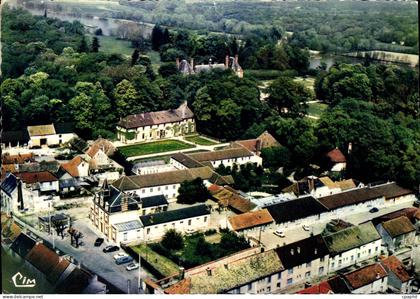 CPSM Rosny Sur Seine Vue Aerienne Centre Medical pavillon de la solitude